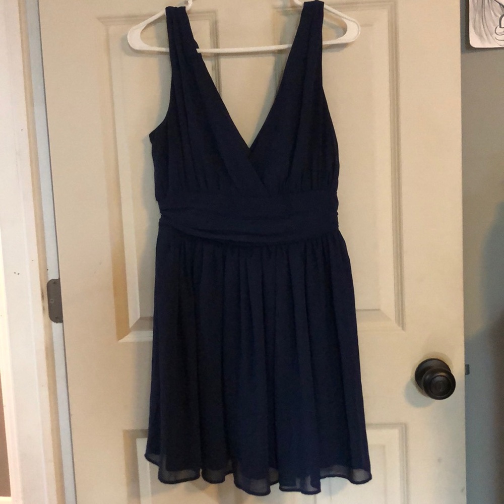 Navy homecoming dress